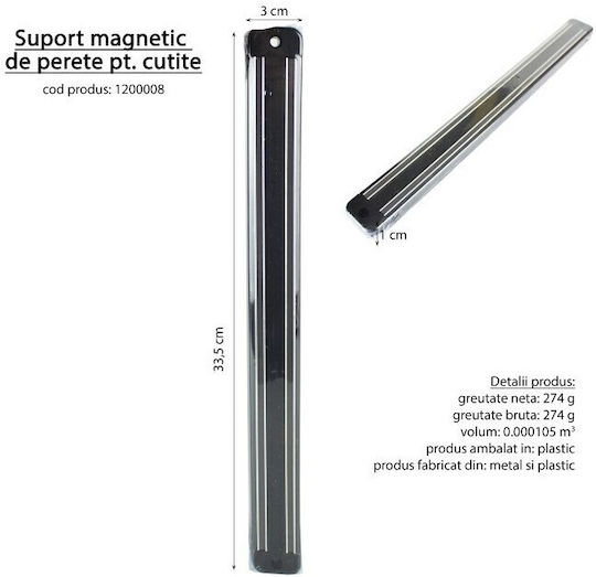 Azhome Magnetic Suport de bucătărie De perete Metalic