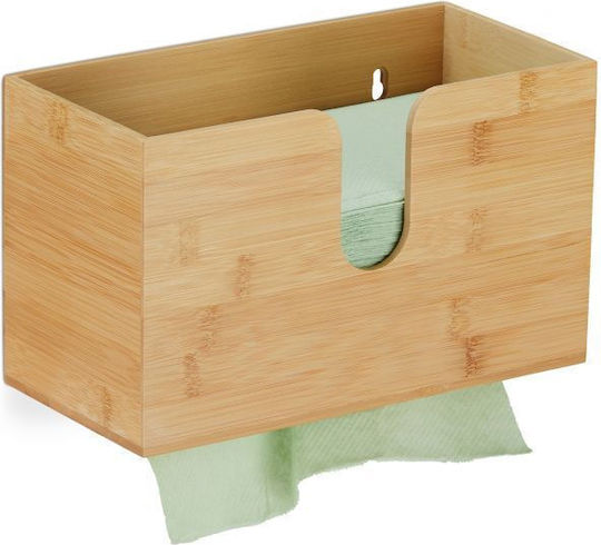 Relaxdays Tissue-Halter Beige 16x27x13cm 10033886 Relaxdays Tissue-Halter Beige 16x27x13cm 10033886