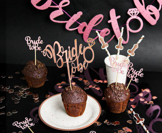 Bride To Be Cake Topper Rose Gold