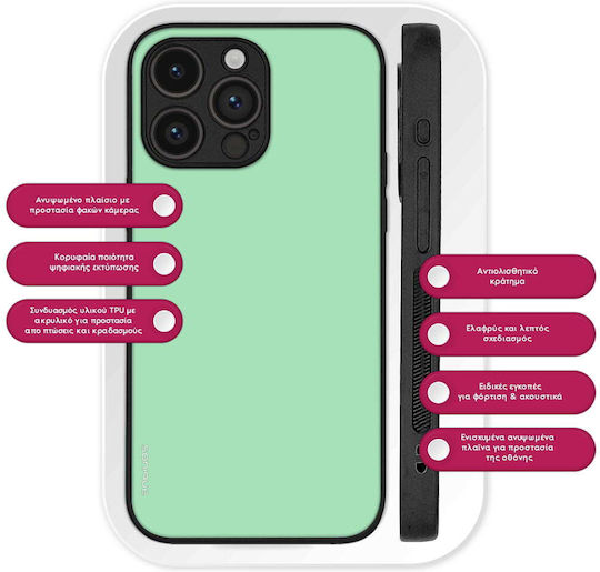 Sonique Colorbloc Serie Hülle für Honor 50 5G Nova 9 Mint