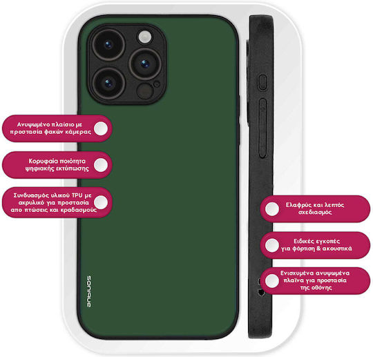 Husă Sonique Colorbloc Series pentru Honor 20 Nova 5t Verde