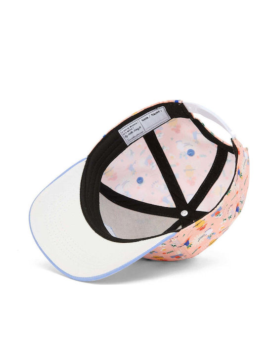Hello Hossy Kids' Hat Jockey Fabric Pink