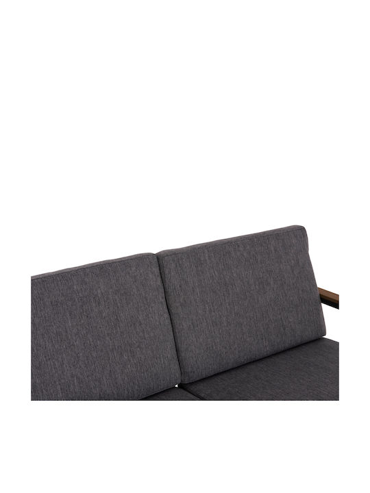Safin Doppelsitzer Sofa Anthrazit 140x70x77cm