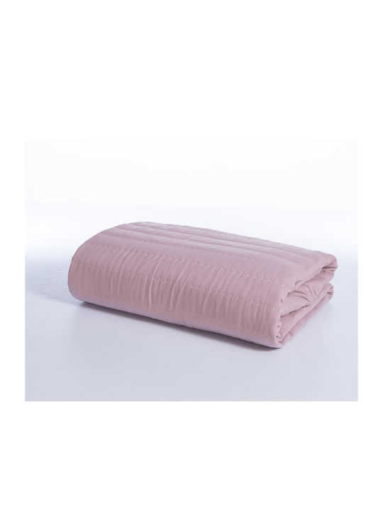 Nef-Nef Homeware Colorfull Coverlet Queen Size Microfiber Lilac 230x240cm