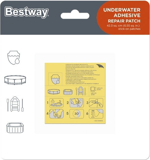 Bestway Camping Maintenance/Repair Kit Transparent