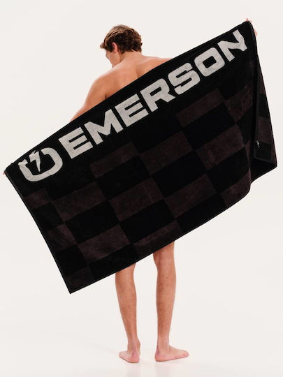 Emerson Beach Towel Black