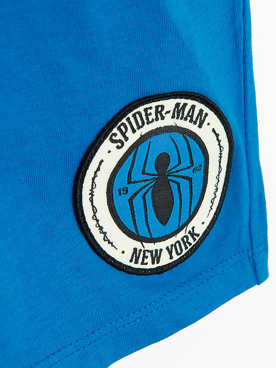 Kids' Set with Shorts Summer 2pcs Blue Spiderman