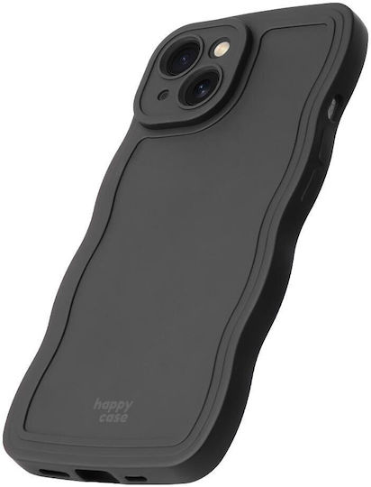 HappyCase Back Cover Σιλικόνης Μαύρο (iPhone 13)