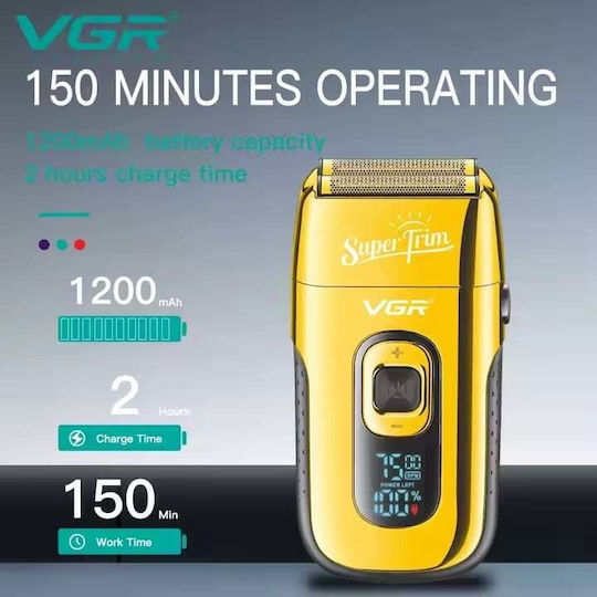VGR V-332 Elektrorasierer Gesicht Wiederaufladbar