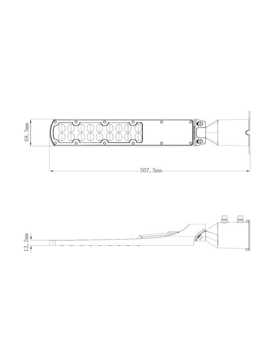 GBC Lampa De Podea Pentru Exterior LED De Drum 50W Cu Lumină Alb Natural Neagră