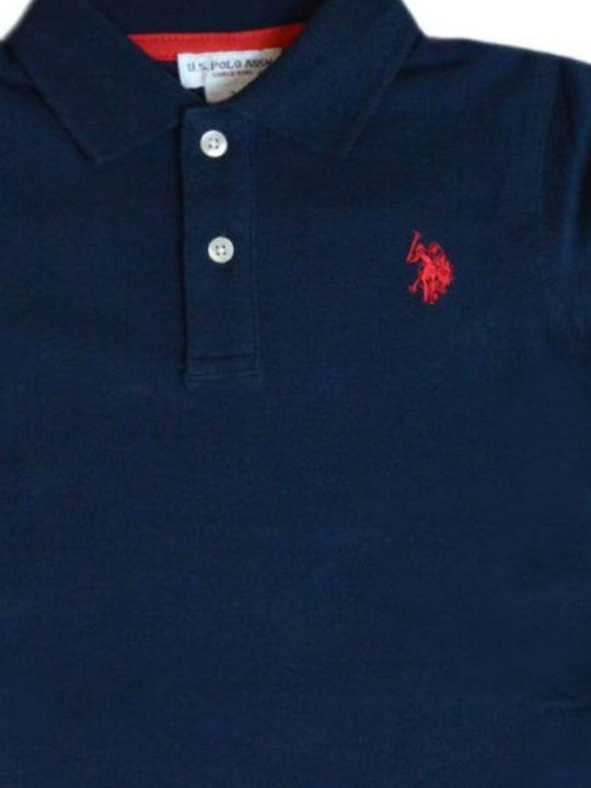 Polo pentru copii Cu mânecă scurtă Negru