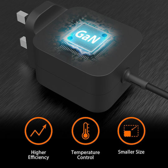 J5create USB-C Laptop Charger 67W for Apple / HP with Detachable Power Cable