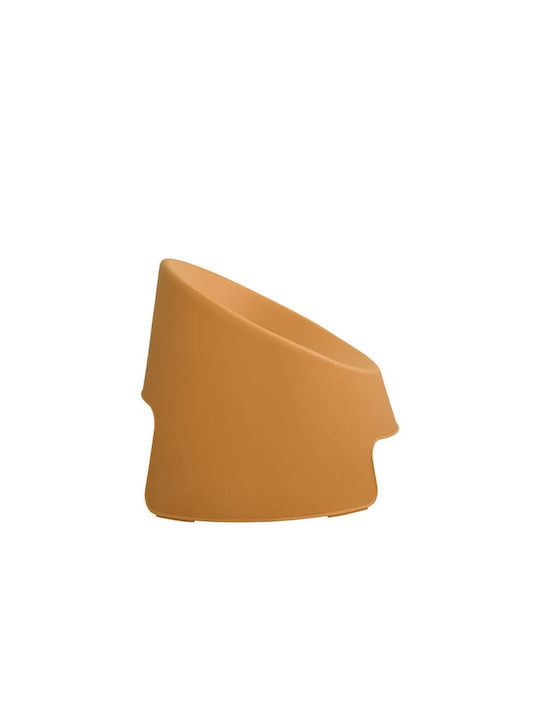 Outdoor Armchair Polypropylene Uovo Mustard 84x79x70cm