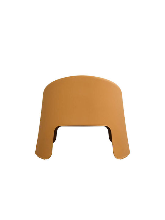 Outdoor Armchair Polypropylene Uovo Mustard 84x79x70cm