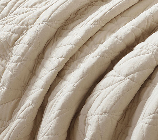 Liolios Home Fiona Set Coverlet King Size Moonbeam 260x240cm 3pcs