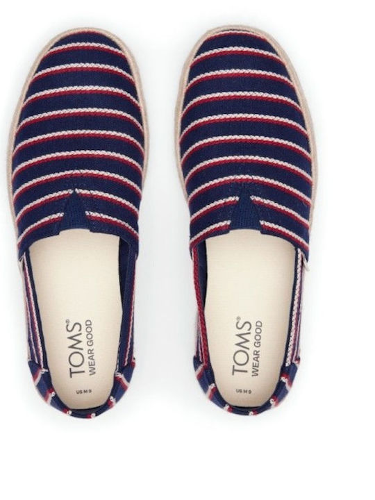 Aplargata Rope 2.0 Stripes Stoff Herren Espadrilles in Blau Farbe