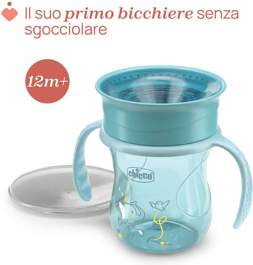 Chicco Baby Cup Perfect made of Plastic Blue 200ml for 12m+m+