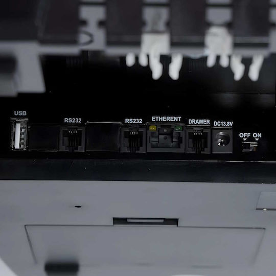 ICS Maxi Ii Ταμειακή Μηχανή Εστιατορίου σε Μαύρο Χρώμα
