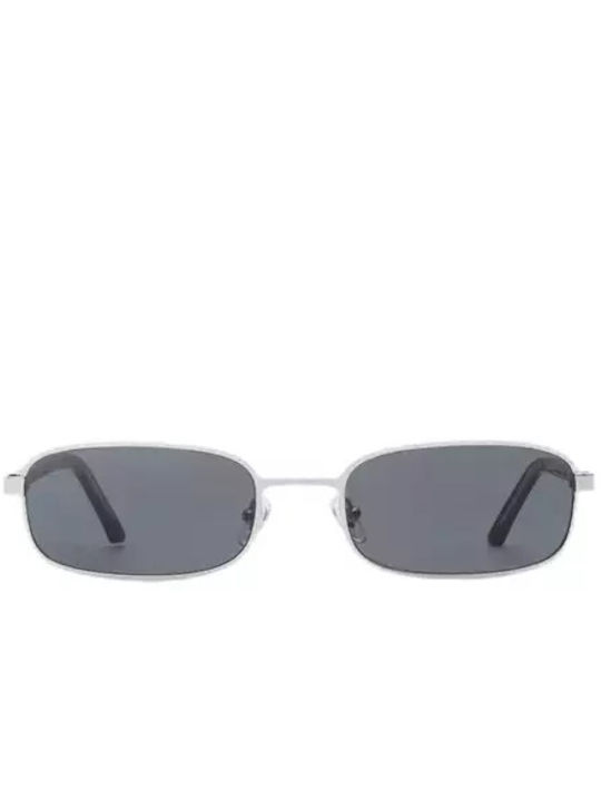 A.Kjaerbede Unisex Sunglasses with Silver Metal Frame and Silver Mirror Lens KL2506-008