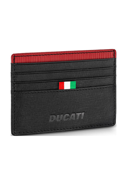 Rocco Leder Herrenbrieftasche Karten Schwarz