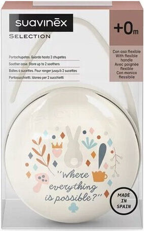 Suavinex Pacifiers Accessories Case Wonderland Beige