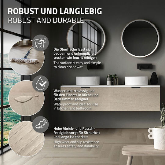 Ml-design Deluxe Pvc 61cm X 12.8cm X 4.2mm 4.2mm 4.68m²/60 34