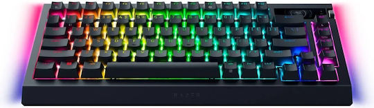 Razer BlackWidow V4 Pro Fără fir Gaming Tastatură Mecanică 75% cu Razer Orange comutatoare și iluminare RGB (Engleză Internațională)