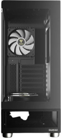 Gamdias Atlas E1 Gaming Midi Tower Κουτί Υπολογιστή με Πλαϊνό Παράθυρο Μαύρο