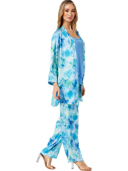 Langärmelig Damen Hemd Colorful