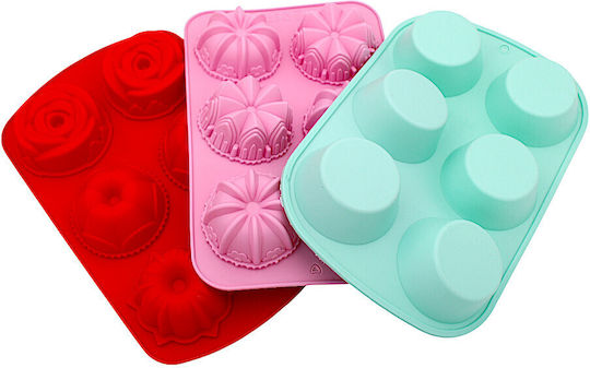 Silicone Cupcakes & Muffins Baking Pan 26x17x3cm
