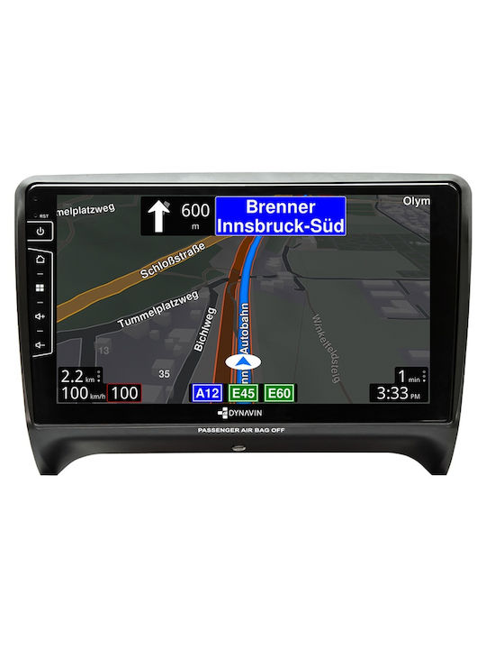 Dynavin Car Audio System for Audi TT (8J) 2008-2014 (Bluetooth/USB/WiFi/GPS/Apple-Carplay/Android-Auto) with Touch Screen 9"