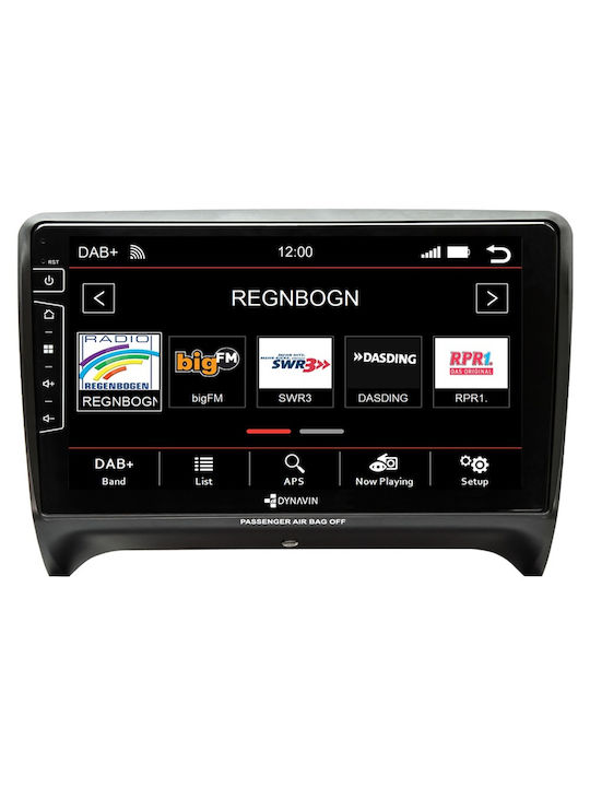 Dynavin Car Audio System for Audi TT (8J) 2008-2014 (Bluetooth/USB/WiFi/GPS/Apple-Carplay/Android-Auto) with Touch Screen 9"