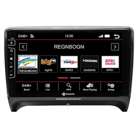 Dynavin Ηχοσύστημα Αυτοκινήτου για Audi TT (8J) 2008-2014 (Bluetooth/USB/WiFi/GPS/Apple-Carplay/Android-Auto) με Οθόνη Αφής 9"