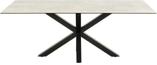 Norsica 394 Τραπεζαρίας Ανοιχτό Γκρι, Μαύρο 200x100x76εκ. Norsica 394 Τραπεζαρίας Ανοιχτό Γκρι, Μαύρο 200x100x76εκ.
