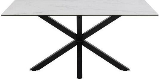 Norsica 446 Τραπεζαρίας Μαύρο, Άσπρο 160x90x76εκ. Norsica 446 Τραπεζαρίας Μαύρο, Άσπρο 160x90x76εκ.