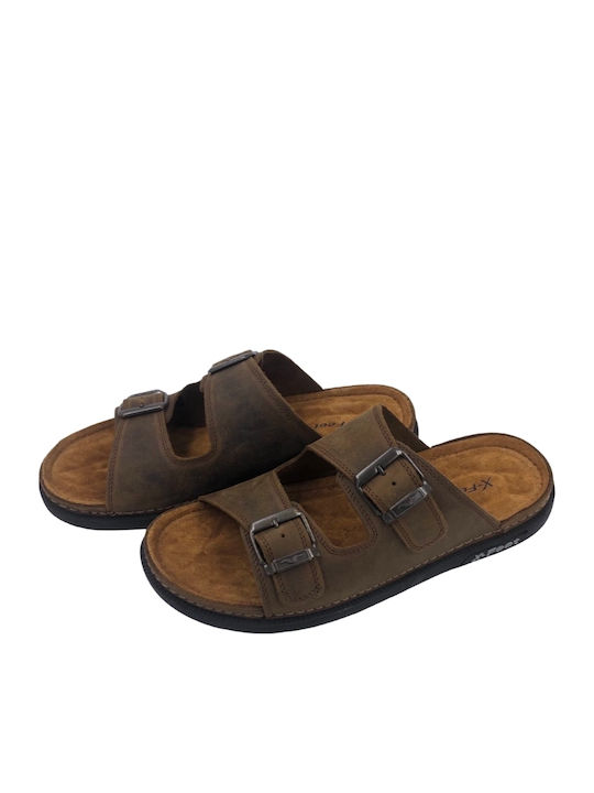 Men's Sandals Brown Narrow Fit