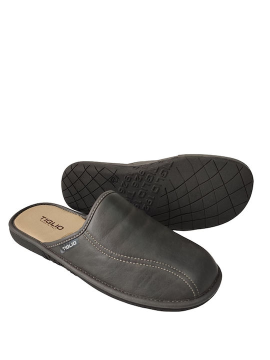 Herren Hausschuhe Grau