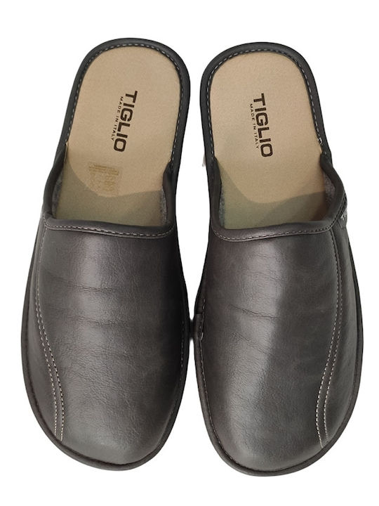 Herren Hausschuhe Grau