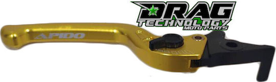 Apido Motorcycle Brake Lever Adjustable for Honda Astrea Supra 100 for Yamaha Crypton-X135 Gold 34820634