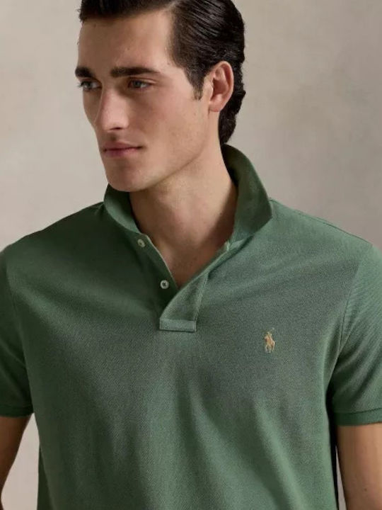 Polo Short Sleeve Blouse Foggy Green