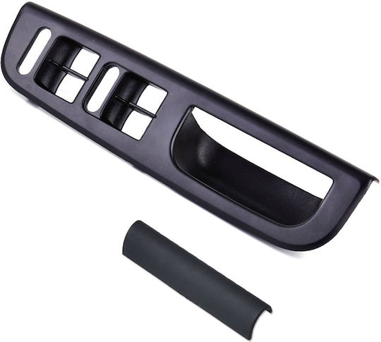 Prasco 246954 Interior Driver's Door Handle 4 Window Buttons Vw Golf 4 1998-2004 Left Black