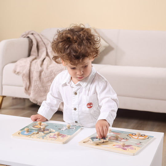 Ξύλινο Παιδικό Puzzle Σφηνώματα Viga Toys