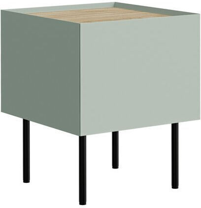 Melbela 108 Ξύλινο με Μεταλλικά Πόδια 40x41x61cm