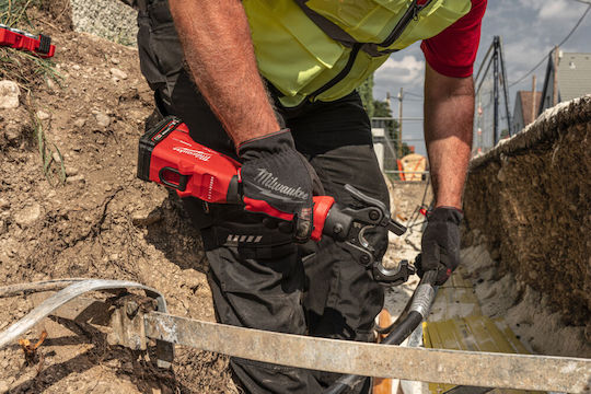 Milwaukee M18 Elektrische Crimpzange Batterie 18V 2x2Ah mit Hülle