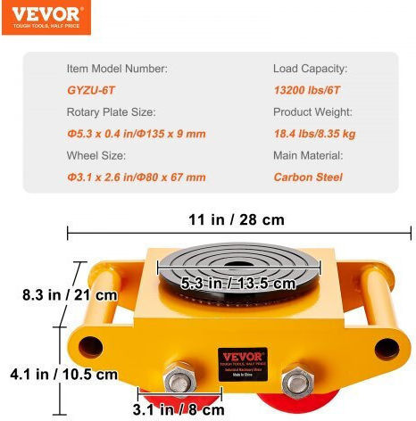 Vevor Transport Trolley