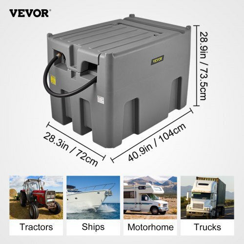 Pompă portabilă pentru transfer de motorină Vevor 440 L Debit 40 L/min Pompă 140w 12v/dc