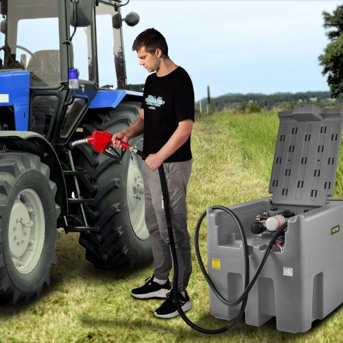 Pompă portabilă pentru transfer de motorină Vevor 440 L Debit 40 L/min Pompă 140w 12v/dc