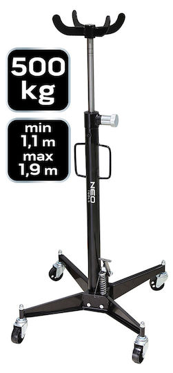 Neo Tools Transmission Jack with Lifting Capacity up to 190cm and Weight Capacity up to 500 Kilograms