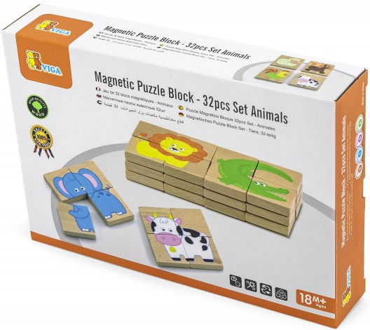 Holz Kinderpuzzle 32pcs Viga Toys