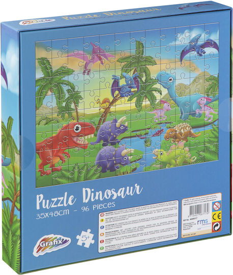 Kids Puzzle Dinosaurs for 5+ Years 96pcs Grafix